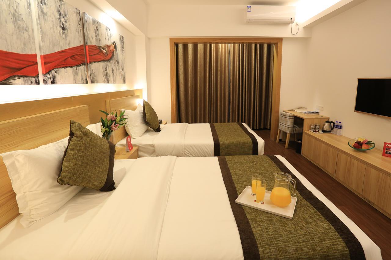 Oyo8001 Tiandi Hotel Thẩm Quyến Ngoại thất bức ảnh
